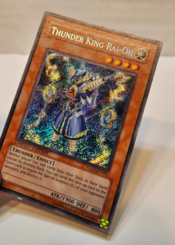 Thunder King Rai-Oh YG02-EN001 Secret Rare Limited Edition Yugioh 2004 - Image 4