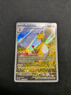 Pokemon - Ampharos 090/086 Chaos Rising Illustration Rare Card Near Mint - Image 1
