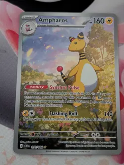 Pokemon TCG Ampharos 090/086 Illustration Rare Chaos Rising Near Mint Condition - Image 1