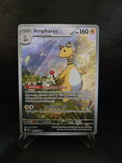 Pokemon TCG Ampharos Chaos Rising 090/086 2026 Illustration Rare Near Mint - Image 1