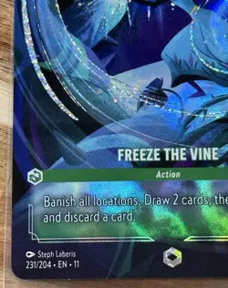 Disney Lorcana Winterspell Freeze the Vine Enchanted 231/204 - Image 5