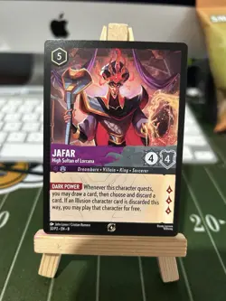 Disney Lorcana JAFAR High Sultan of Lorcana 32/P2 League Play Promo - Image 1