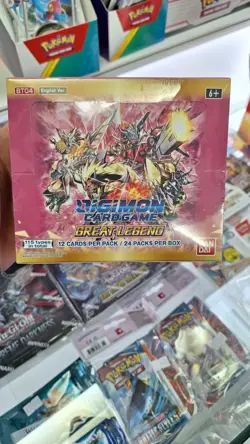 Digimon Card Game Great Legend BT04 English Version Booster Box 24 Packs - Image 1