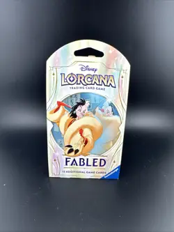 Fabled Sleeved Booster Pack Disney Lorcana TCG New Factory Sealed - Image 1