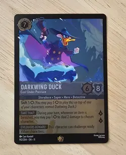 Darkwing Duck Disney Lorcana Darkwing Duck Cool Under Pressure 192/204 NM Foil - Image 1