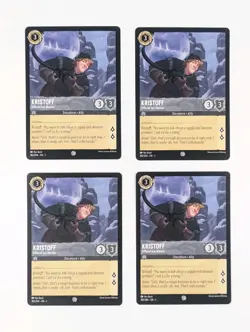 Disney Lorcana Kristoff Official Ice Master x4 MINT Set First Chapter 182/204 - Image 1