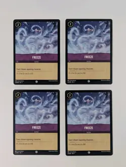 Disney Lorcana Freeze x4 MINT Set The First Chapter 63/204 TCG Common - Image 1