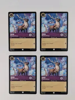 Disney Lorcana Sven Official Ice Deliverer x4 MINT Set First Chapter 55/204 TCG - Image 2