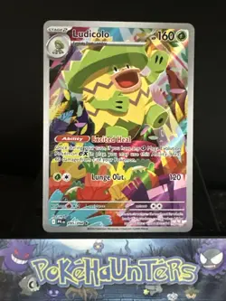 Pokemon Card Ludicolo 095/094 Illustration Rare Phantasmal Flames Near Mint - Image 1