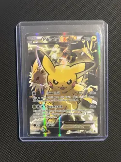 Pokemon TCG Pikachu EX XY124 Holo Promo Card - Image 1