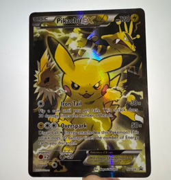 Pikachu EX XY124 Promo Holo EX Pokemon TCG Card 2016 English LP - Image 1