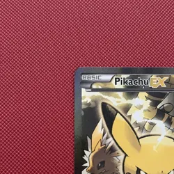 Pokemon Pikachu EX Holo Promo Card XY124 Basic 130HP Electric Type Pokemon TCG - Image 2