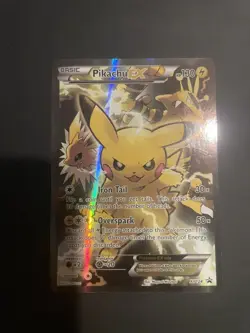Pikachu EX XY124 Promo Holo Pokemon TCG Card 2016 English 130 HP - Image 2