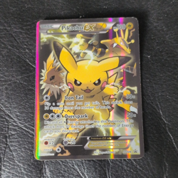Pikachu EX Promo XY124 Holo EX Pokemon TCG Card English XY Megumi Mizutani - Image 1