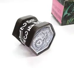 Metal MTG Magic the Gathering Life Counter Black Nickel White - Image 2