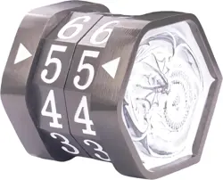 Metal MTG Magic the Gathering Life Counter Black Nickel White - Image 4