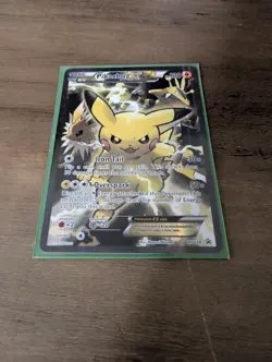 Pokemon Pikachu EX XY124 Black Star Promo 2016 Holo Card TCG | GREAT CONDITION - Image 3