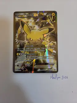Pokemon Pikachu EX XY124 Black Star Promo 2016 Holo Card TCG See Photos - Image 1