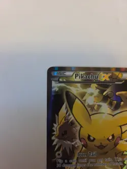 Pokemon Pikachu EX XY124 Black Star Promo 2016 Holo Card TCG See Photos - Image 4