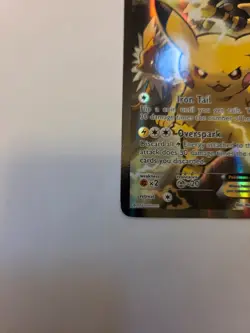 Pokemon Pikachu EX XY124 Black Star Promo 2016 Holo Card TCG See Photos - Image 5