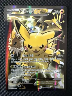 Pokemon Pikachu TCG EX XY124 Generations 2016 Black Star Promo Holo Card - Image 1