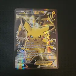 Pokemon Pikachu EX XY124 Black Star Promo 2016 Holo Card TCG - Image 1