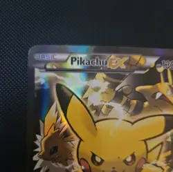 Pokemon Pikachu EX XY124 Black Star Promo 2016 Holo Card TCG - Image 2
