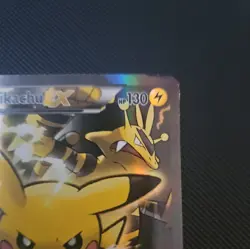 Pokemon Pikachu EX XY124 Black Star Promo 2016 Holo Card TCG - Image 3