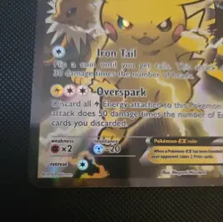 Pokemon Pikachu EX XY124 Black Star Promo 2016 Holo Card TCG - Image 5