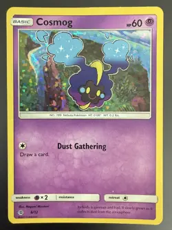 Cosmog #6/12 McDonald's Promos 2017 Promo Holo Pokemon Card LP - Image 1
