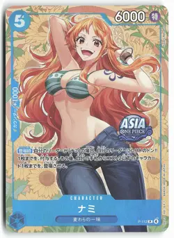 Nami P-112 Tin Vol 2 Asia Exclusive Promo One Piece Card LP - Image 2
