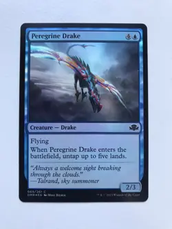 Peregrine Drake Foil MTG Magic the Gathering Card NM Near Mint DMR - Image 1