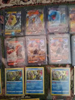 Lot Of 50 Pokemon Sword & Shield Base set Cards. 24 V Cards & 26 Holo Cards. - Image 4