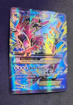 RARE TEXTURE MISPRINT M Gyarados EX Full Art Ultra Rare Card XY Breakpoint NM - Image 2