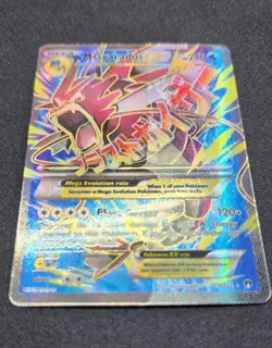 RARE TEXTURE MISPRINT M Gyarados EX Full Art Ultra Rare Card XY Breakpoint NM - Image 3