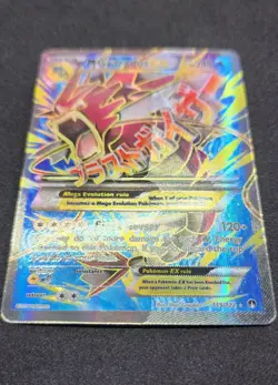 RARE TEXTURE MISPRINT M Gyarados EX Full Art Ultra Rare Card XY Breakpoint NM - Image 5