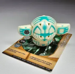 Bakugan Battle Brawlers Pearl White Ventus El Condor 390G B2 w/ Card - Image 3