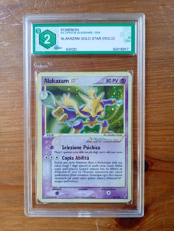 Pokemon Card Alakazam Gold Star 99/100 GRAAD 2 EX Crystals Guardians ITA - Image 1
