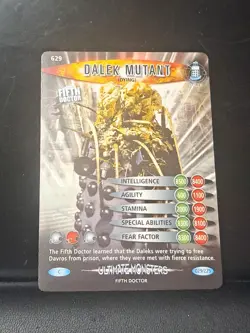 Doctor Who Battles In Time Card Dalek Mutant Dying Ultimate Monsters 29/225 629 - Image 1