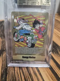 2025 Energy Marker Gold #E-70 Fusion World BGS 10 Dragon Ball Card 🔥 - Image 3