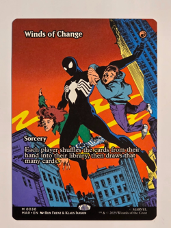 Winds of Change M0030 Regular (Borderless) Marvel Eternal Spiderman MTG NM - Image 1