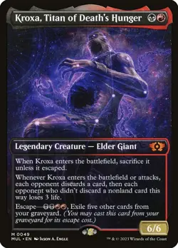 Kroxa, Titan of Death's Hunger Foil - Multiverse Legends MTG-NM - Image 1