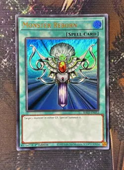 Yugioh - Monster Reborn Ultra Rare 1st Edition - Image 1