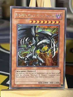 Red-Eyes Black Metal Dragon FMR-001 Prismatic Secret Rare Lightly Played Yugioh - Image 2