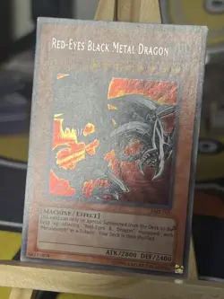 Red-Eyes Black Metal Dragon FMR-001 Prismatic Secret Rare Lightly Played Yugioh - Image 3