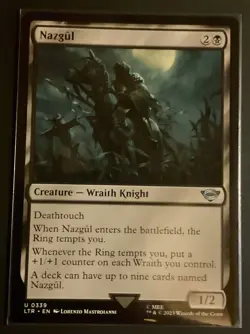 Nazgul (0339) #339 (NM) Lord of the Rings LTR Magic MTG - Image 1