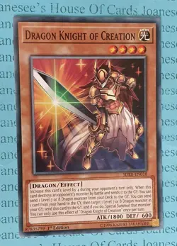 Dragon Knight of Creation SDRR-EN018 Common Yu-Gi-Oh Card 1st Edition New - Image 1