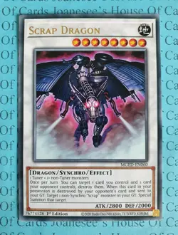 Scrap Dragon MGED-EN060 Gold Rare Yu-Gi-Oh Card 1st Edition New - Image 1