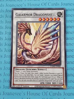 DAMA-EN042 Gaiarmor Dragonshell Yu-Gi-Oh Card 1st Edition New - Image 1