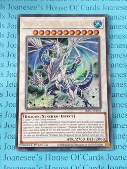 SDFC-EN041 Trishula, Zero Dragon of the Ice Barrier Ultra Yu-Gi-Oh Card 1st New - Image 1